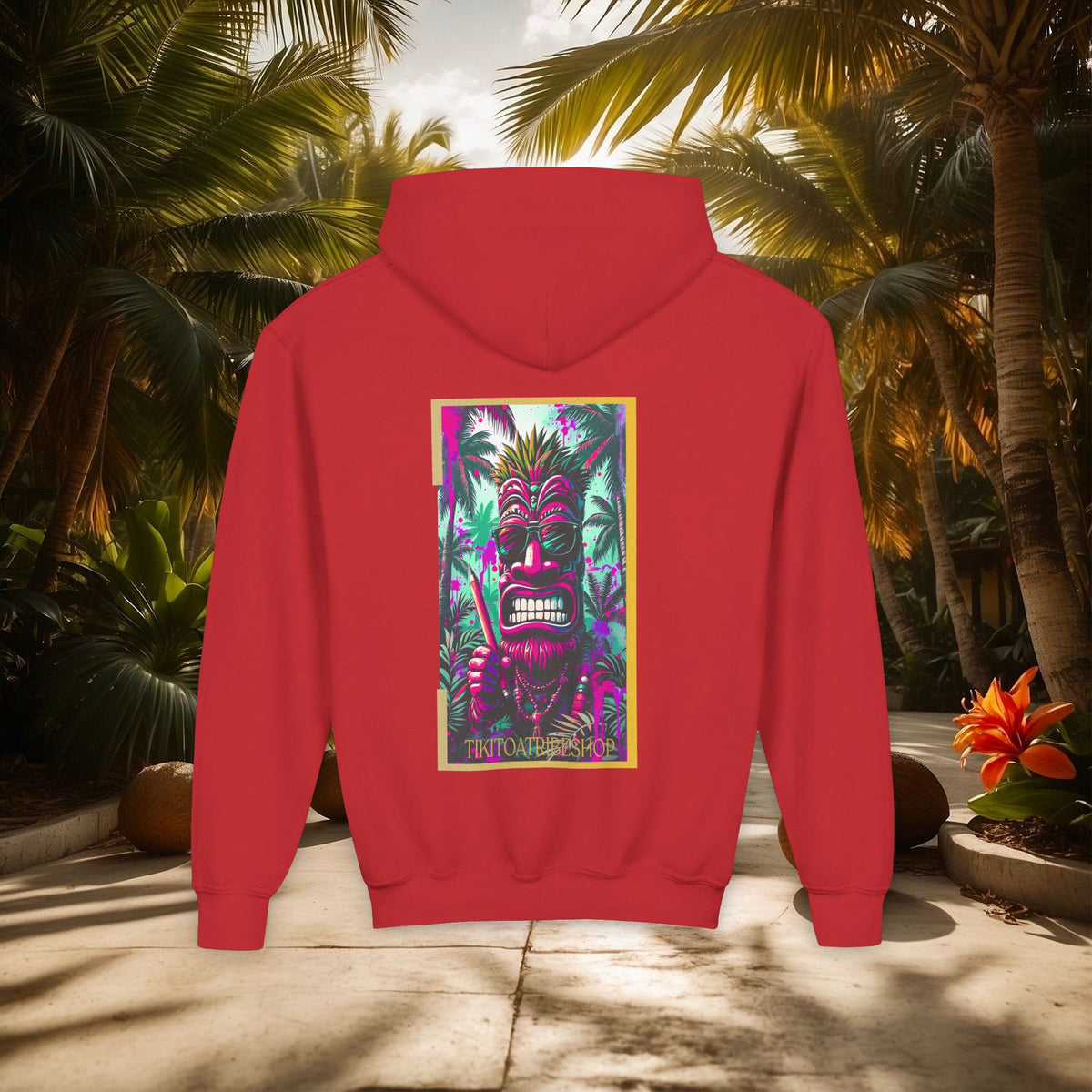 THE TIKI SPIRIT - Thick hooded sweatshirt for youth