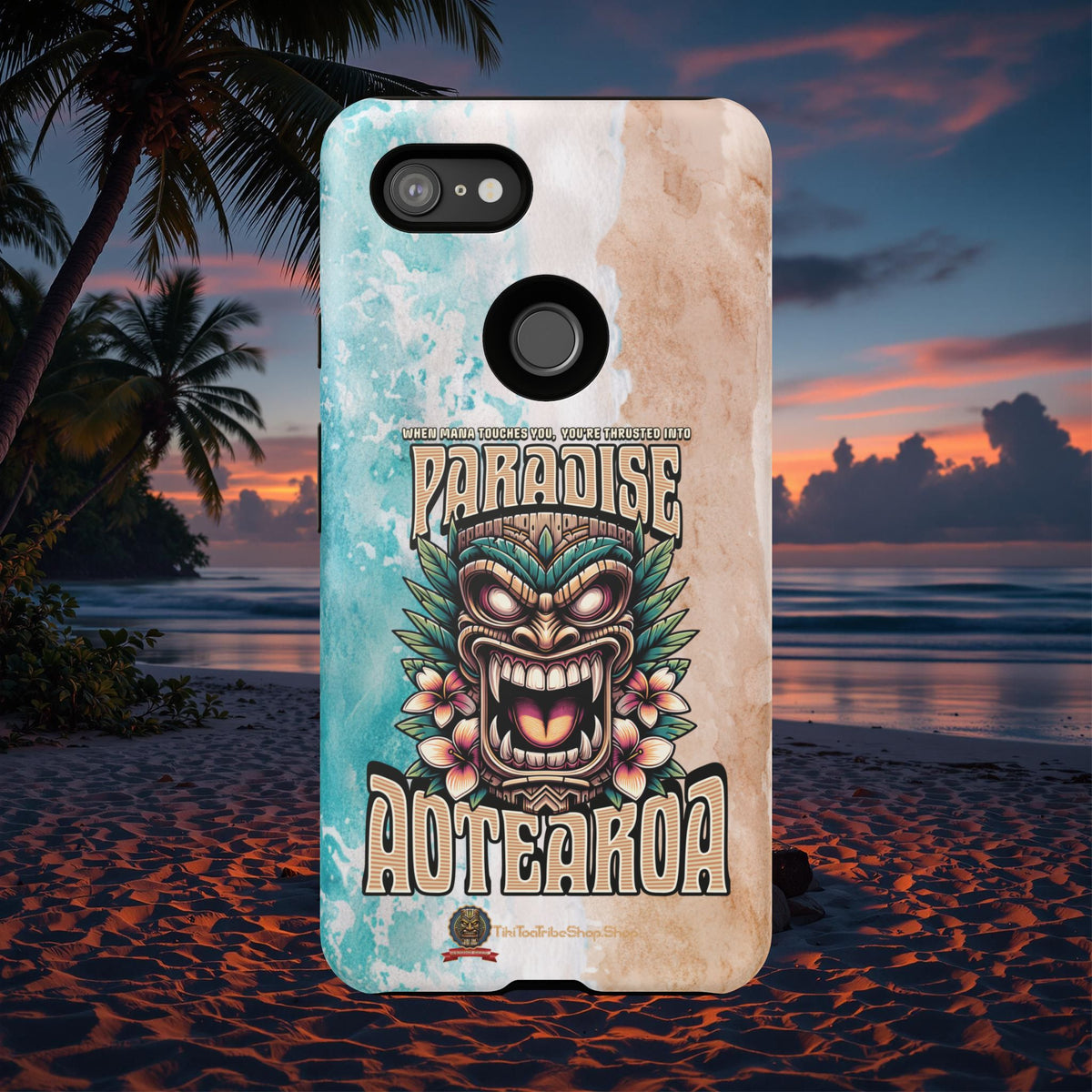 Aotearoa – Coque Antichoc Tiki Maori & Mana Ancestral