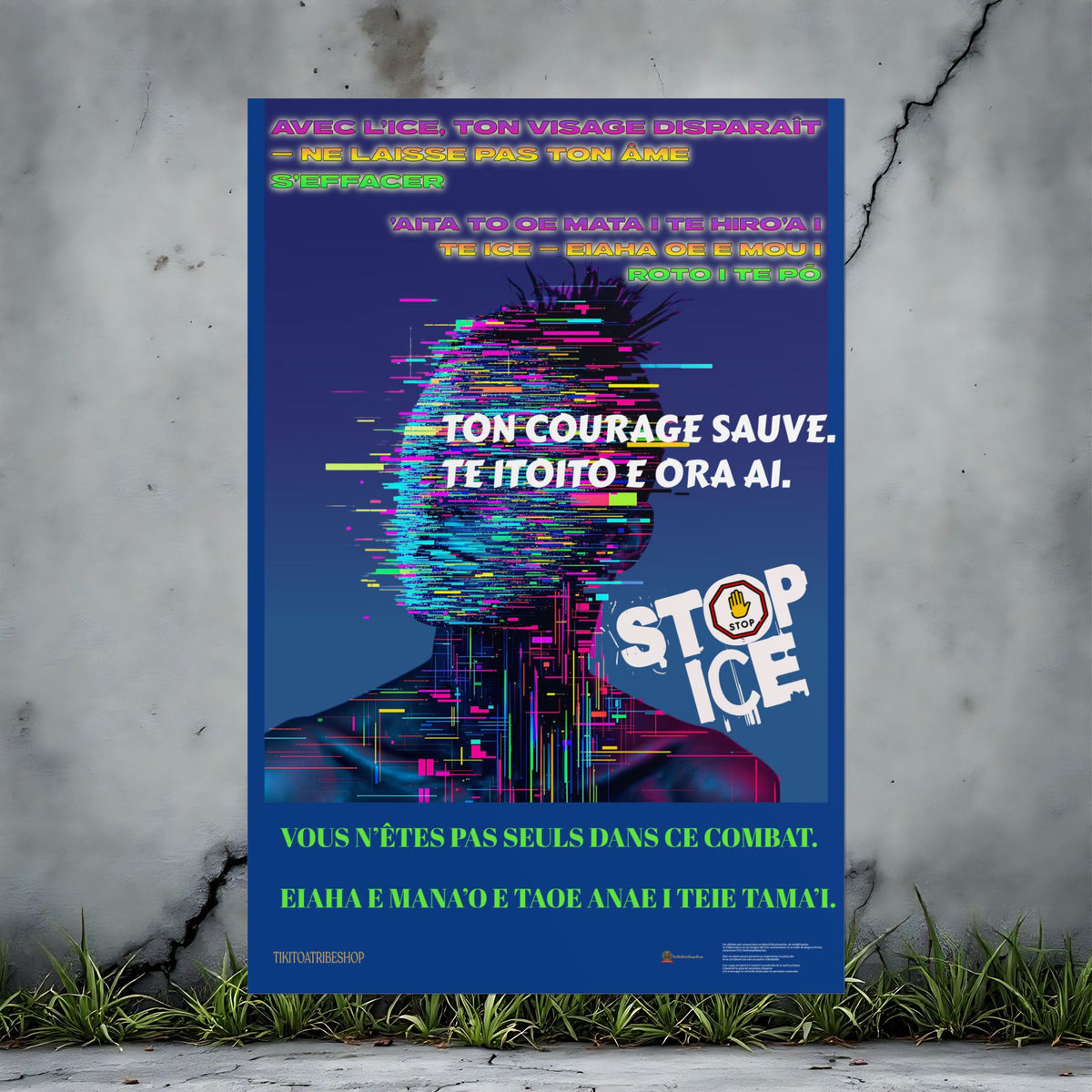 Posters Anti-ICE Polynésie – Affiches de Sensibilisation Contre la Drogue “Paruru i te ora – Brisons les chaînes de l’ICE”