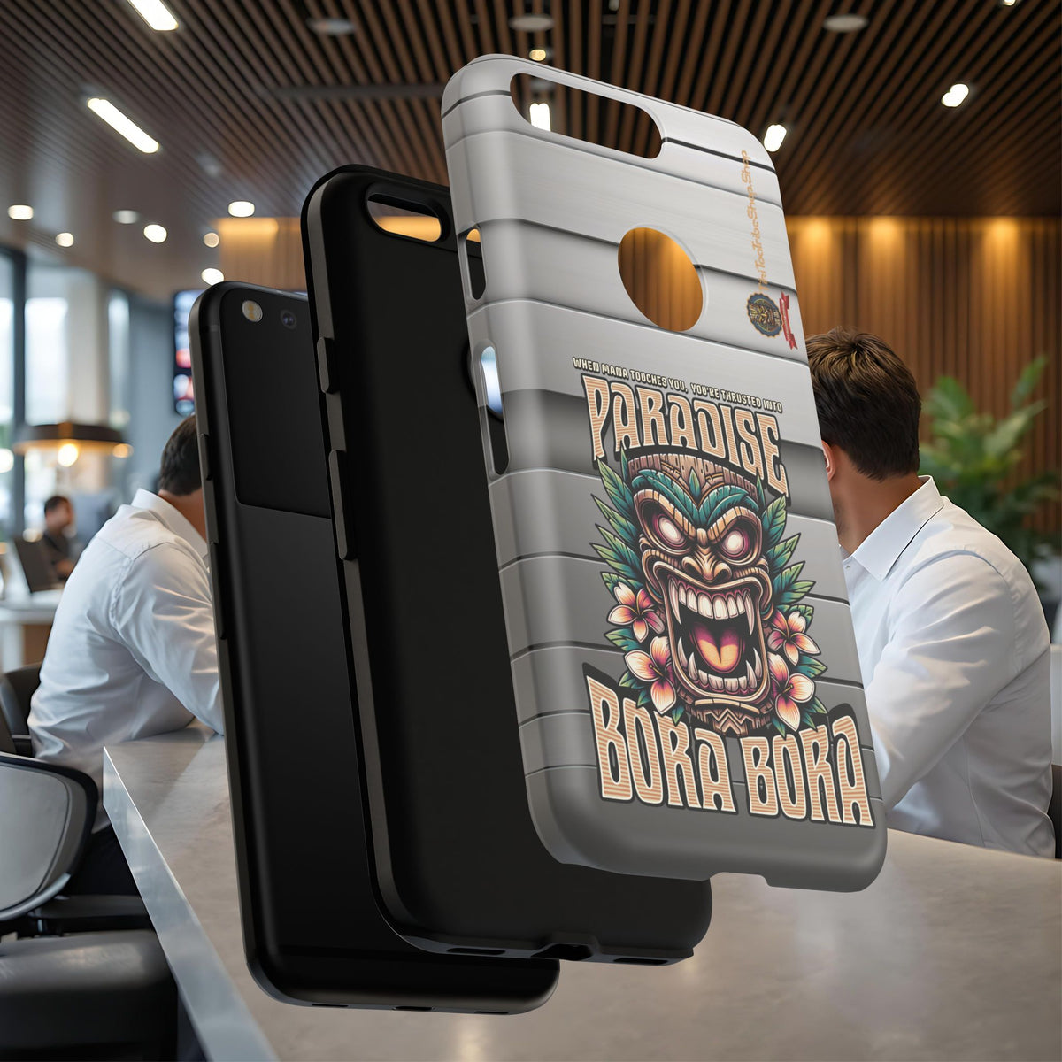 Bora Bora – Coque Antichoc Premium Tiki Élégance