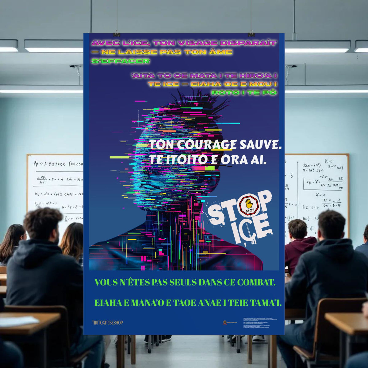 Posters Anti-ICE Polynésie – Affiches de Sensibilisation Contre la Drogue “Paruru i te ora – Brisons les chaînes de l’ICE”