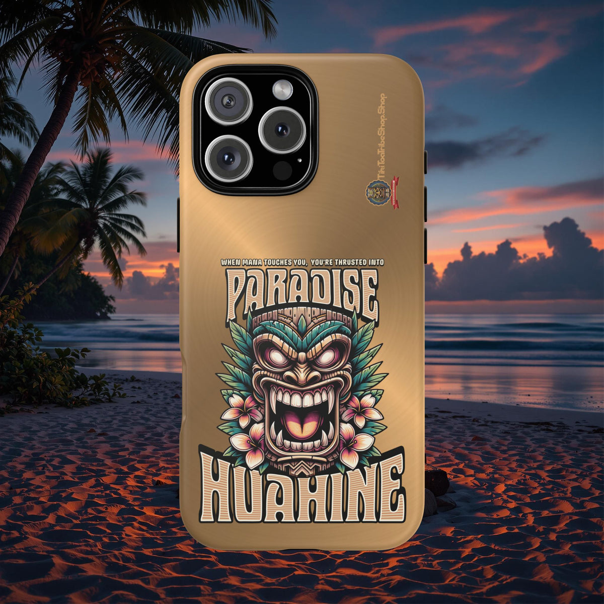 Huahine – Coque Antichoc Premium Tiki Fenua