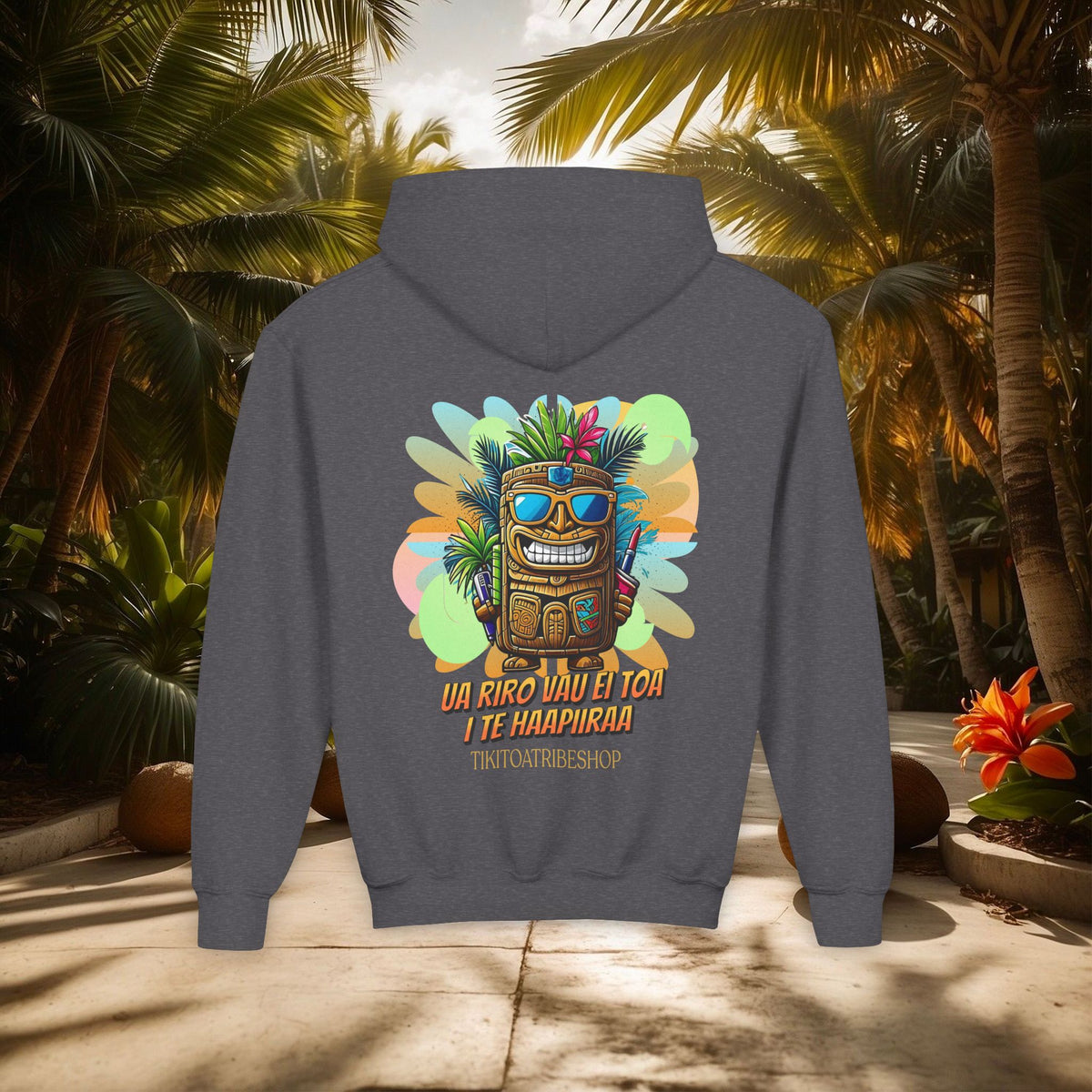 THE TIKI SPIRIT - Thick hooded sweatshirt for youth