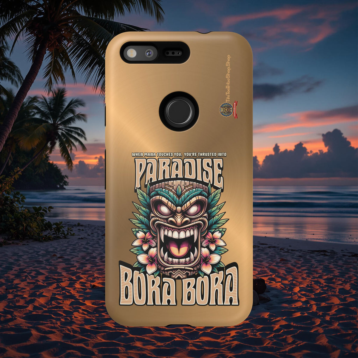 Bora Bora – Coque Antichoc Premium Tiki Élégance