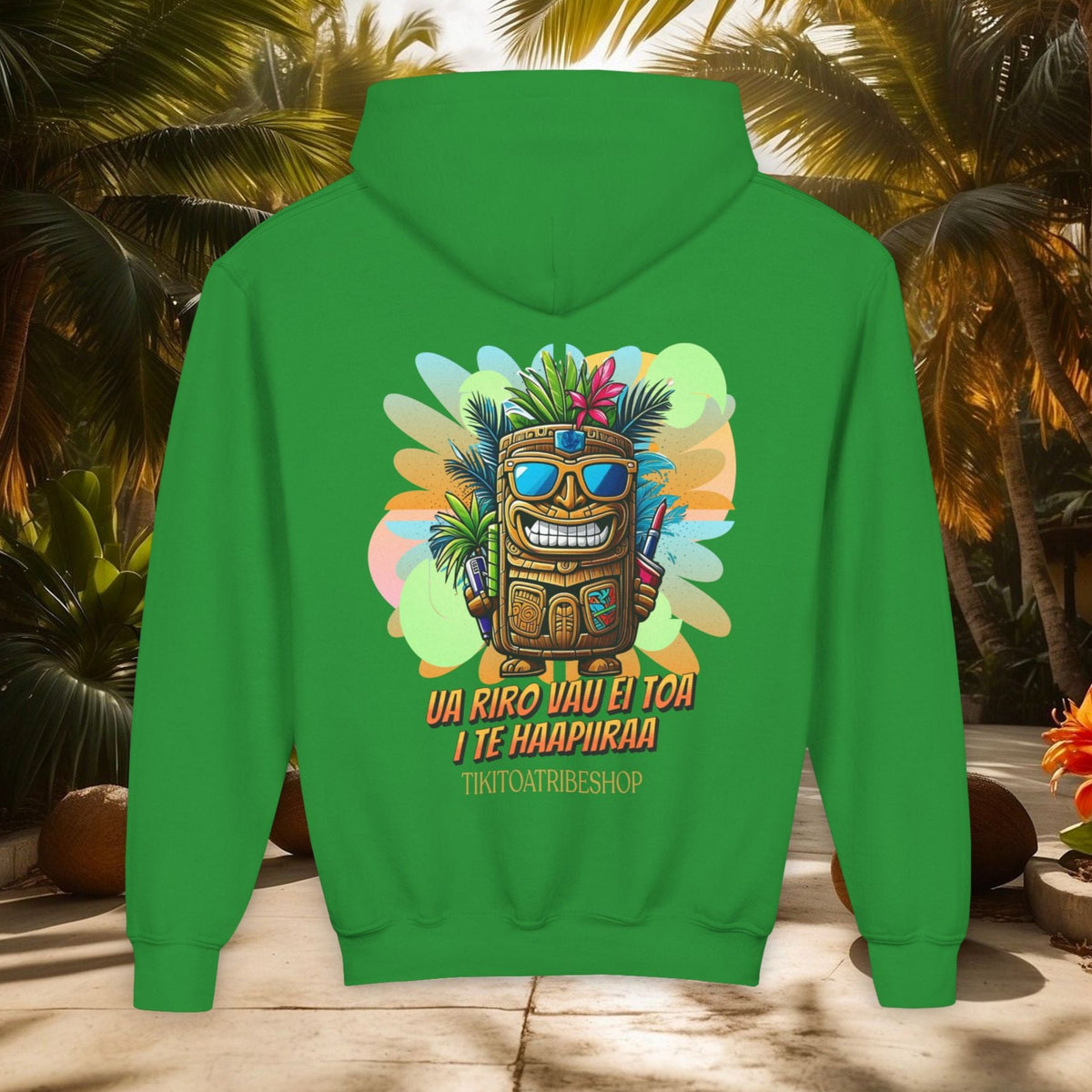 THE TIKI SPIRIT - Thick hooded sweatshirt for youth