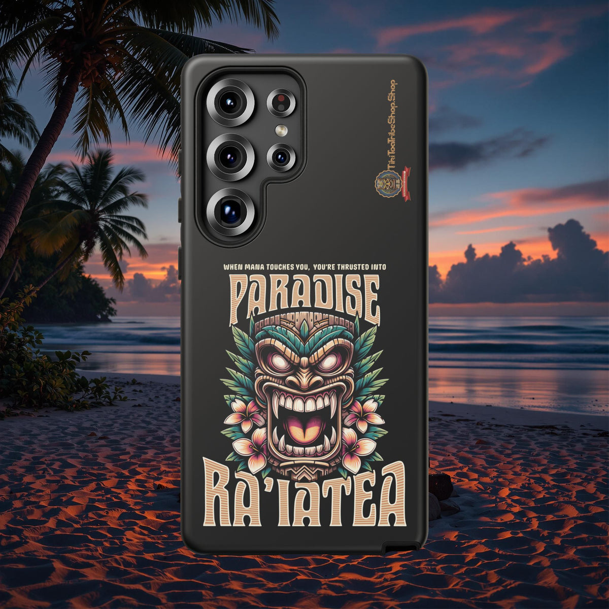 Ra’iatea – Coque Tiki Tribal de Protection Premium