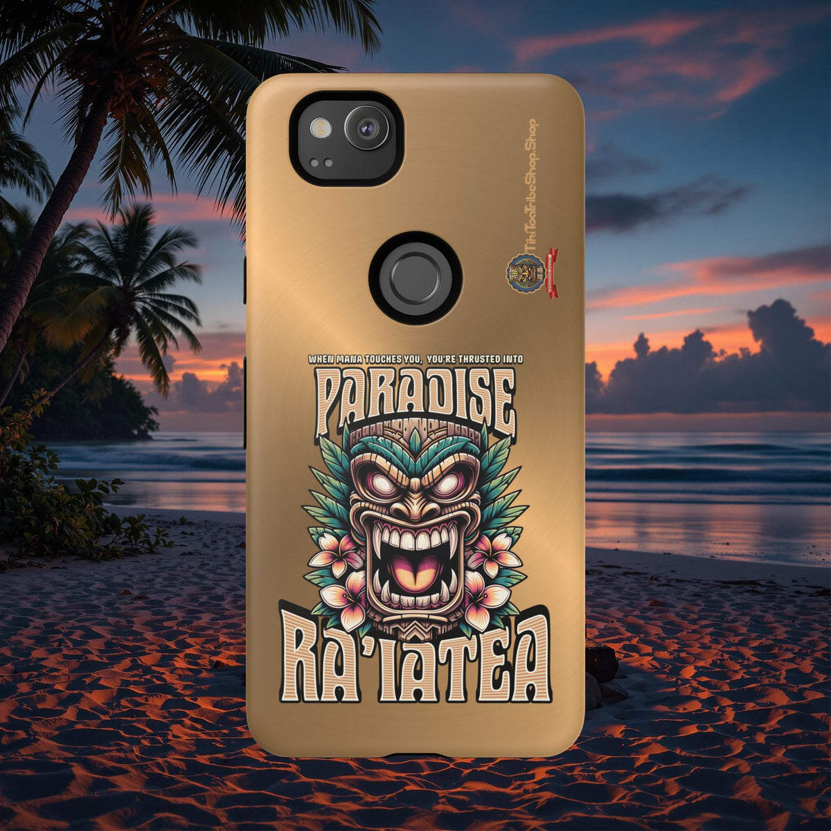 Ra’iatea – Coque Tiki Tribal de Protection Premium