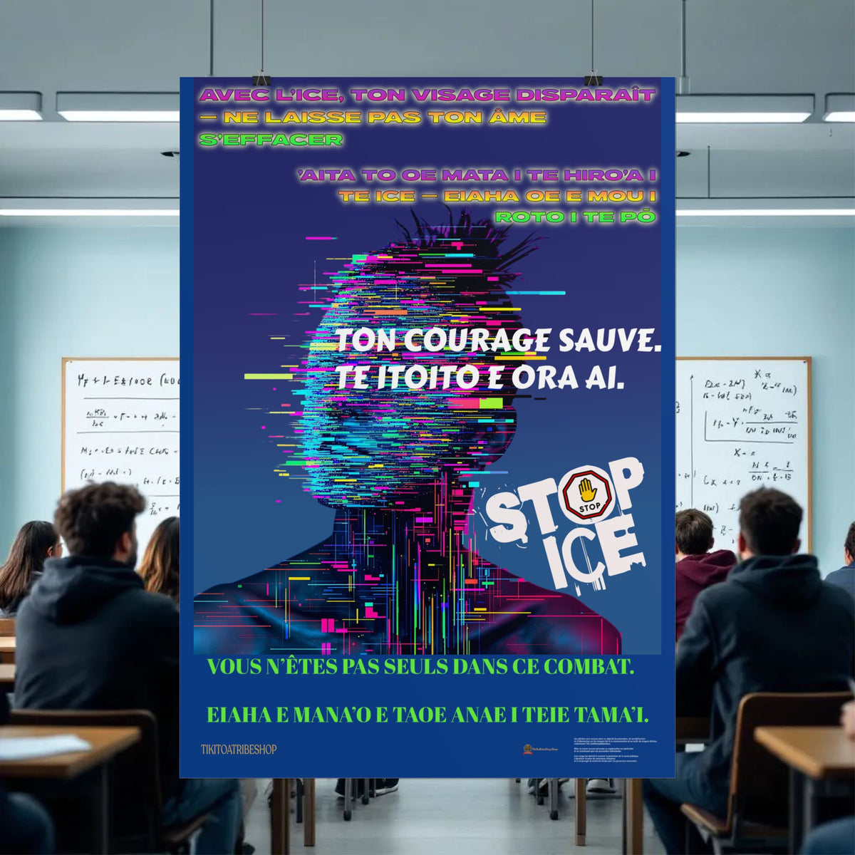 Posters Anti-ICE Polynésie – Affiches de Sensibilisation Contre la Drogue “Paruru i te ora – Brisons les chaînes de l’ICE”