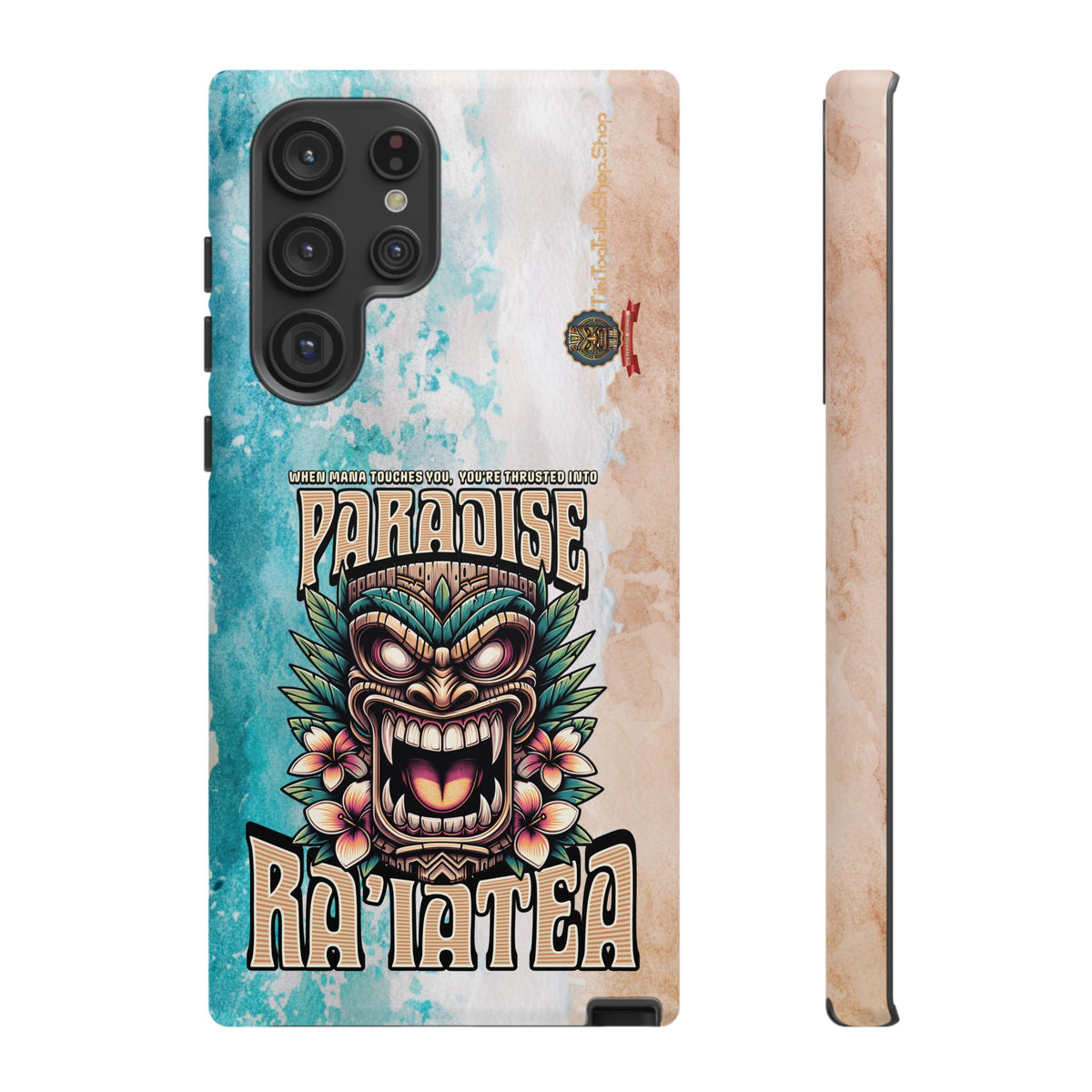 Ra’iatea – Coque Tiki Tribal de Protection Premium