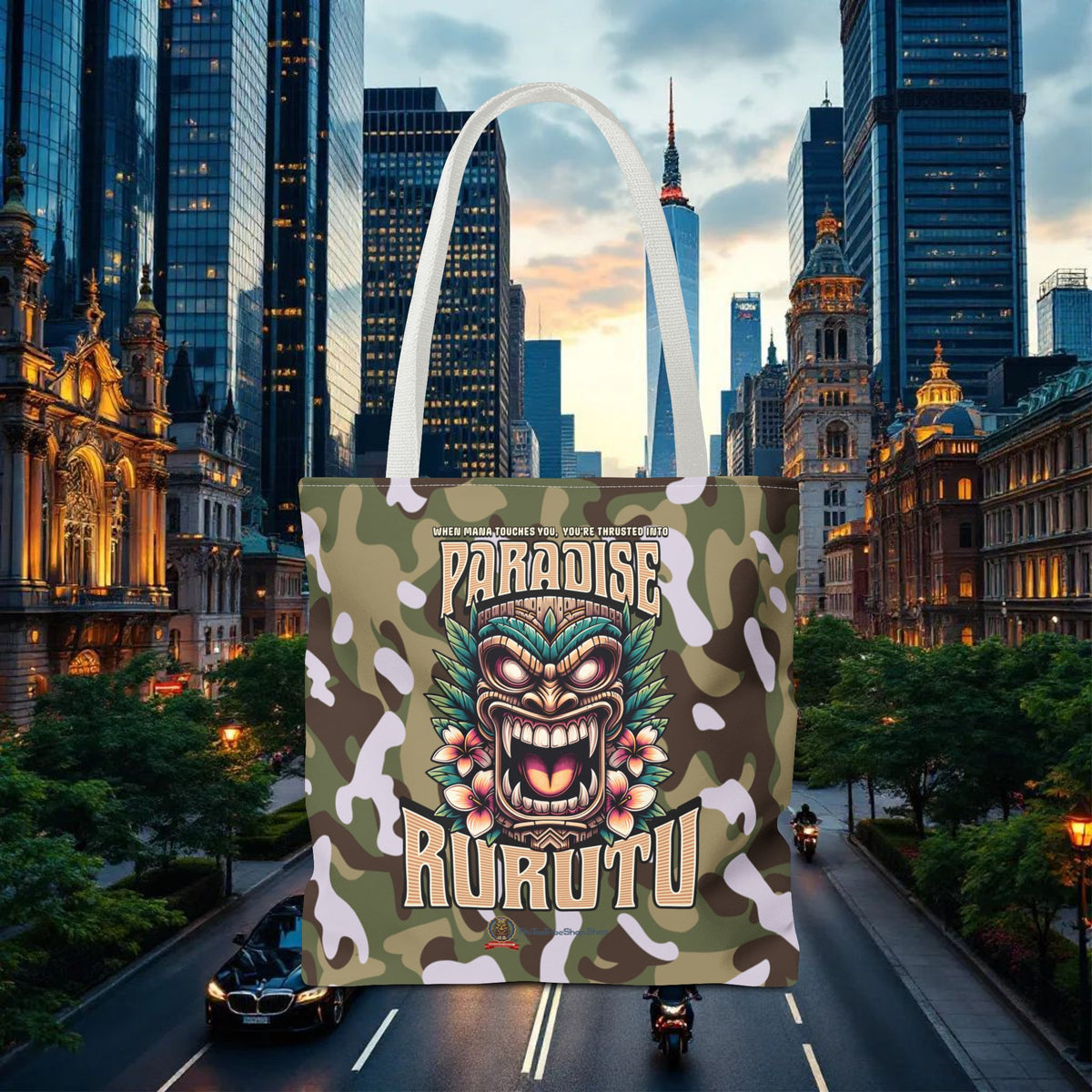 Tote Bag - 'Paradise Rurutu'