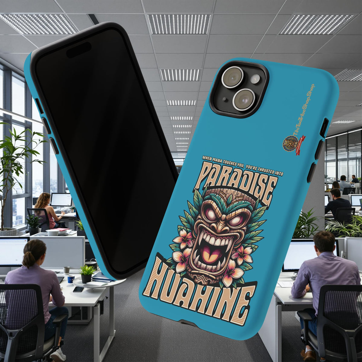 Huahine – Coque Antichoc Premium Tiki Fenua