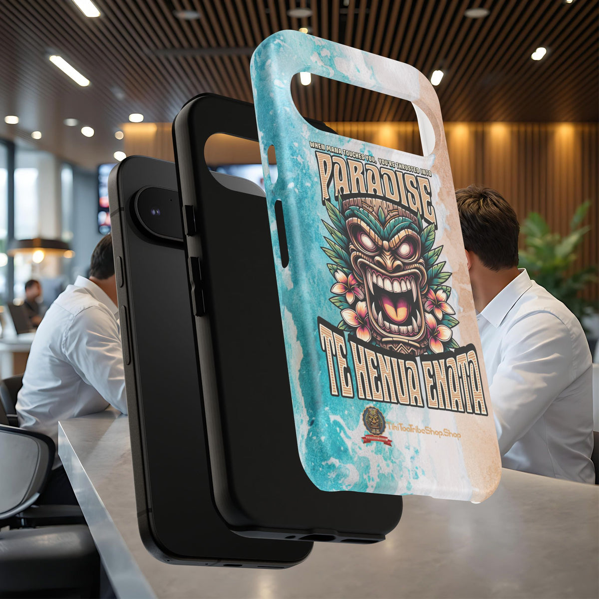 Te Henua Enata – Coque Antichoc Tiki Ancestral & Puissant