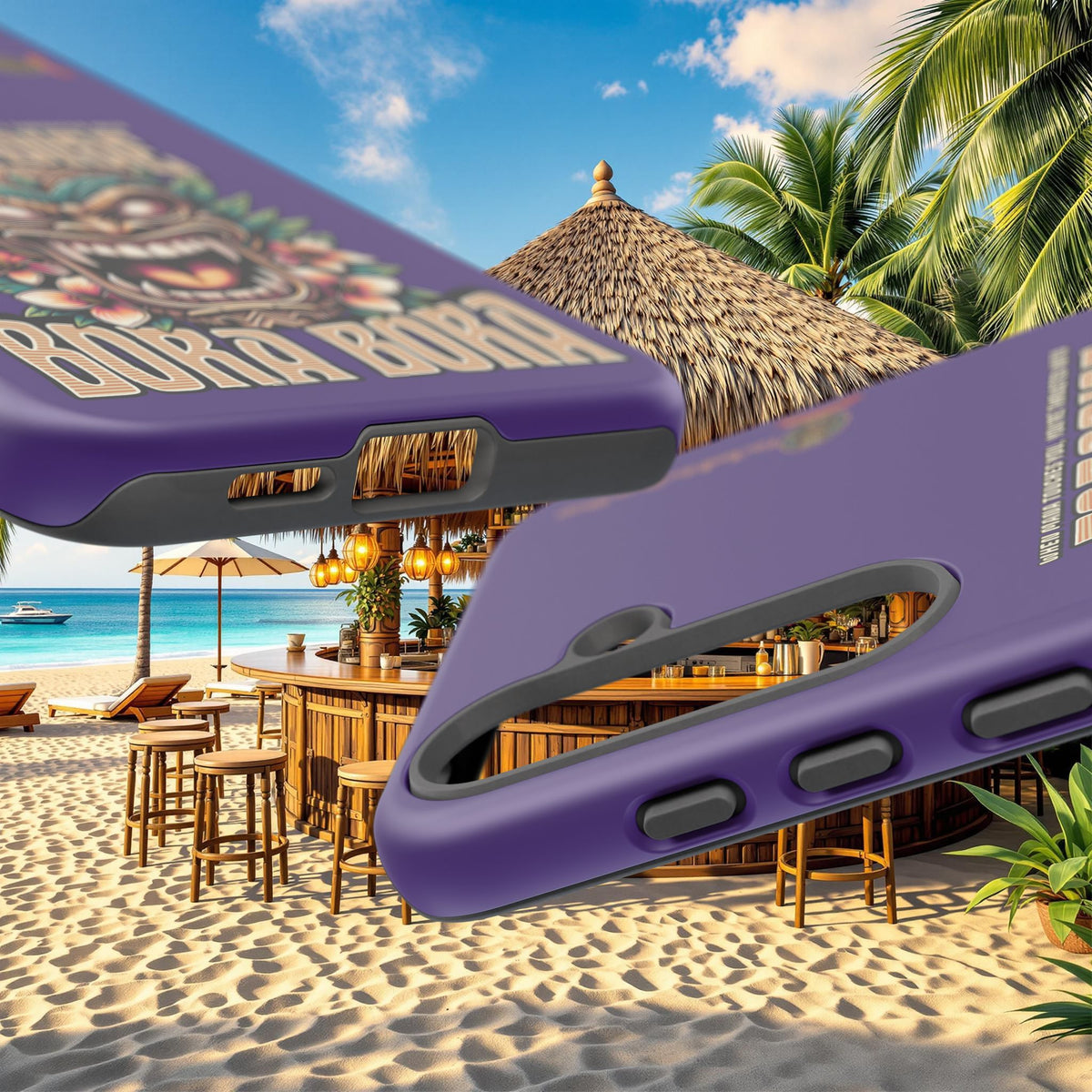 Bora Bora – Coque Antichoc Premium Tiki Élégance