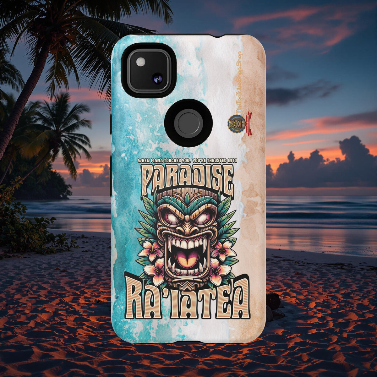 Ra’iatea – Coque Tiki Tribal de Protection Premium