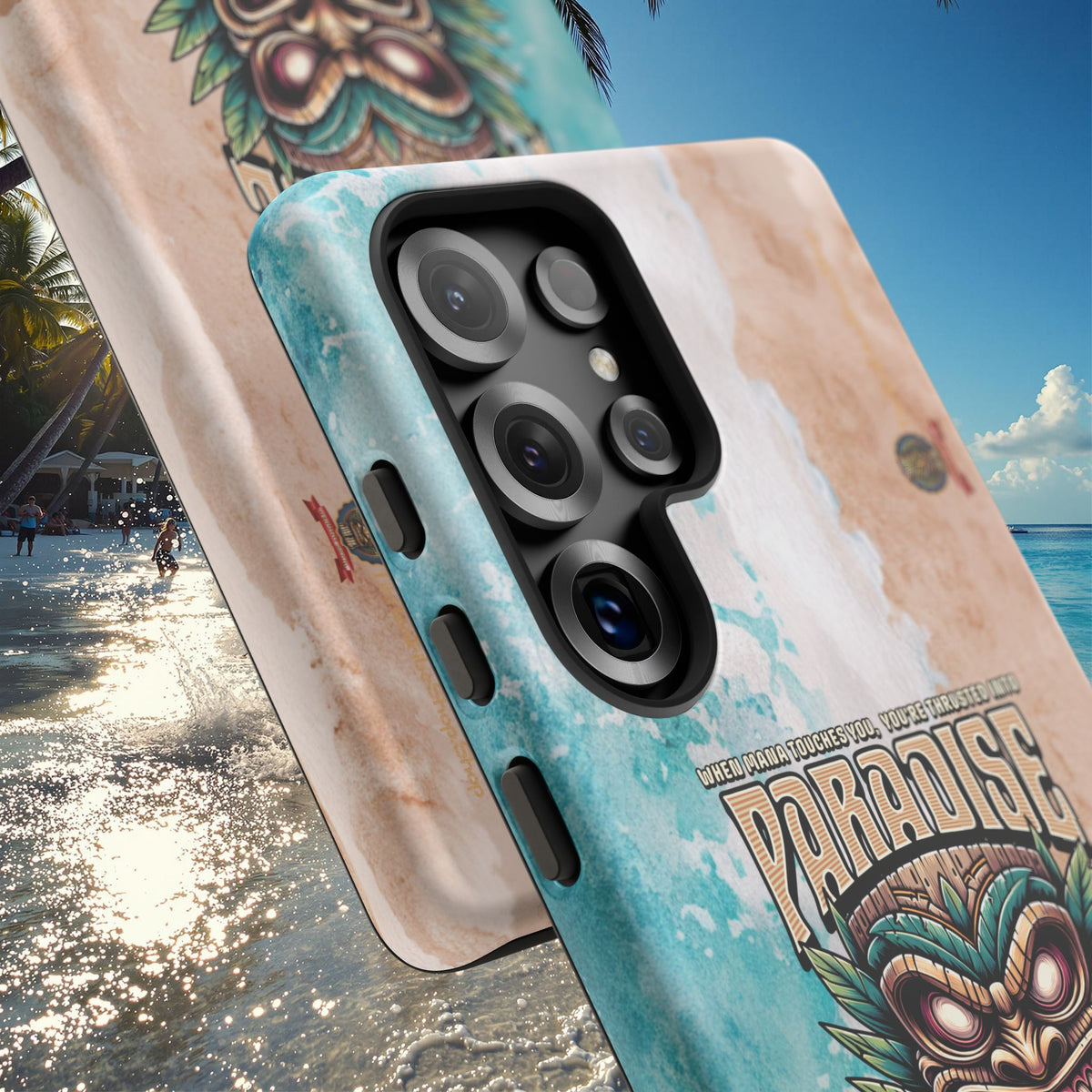 Tahiti – Coque Antichoc Premium Tiki Royal
