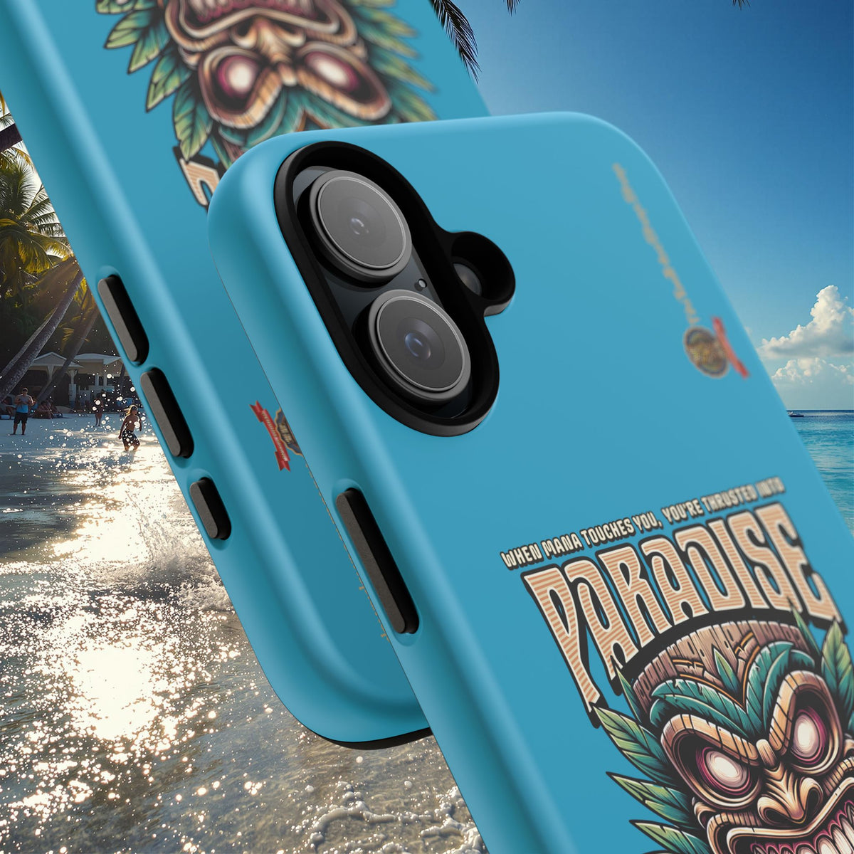 Tahiti – Coque Antichoc Premium Tiki Royal