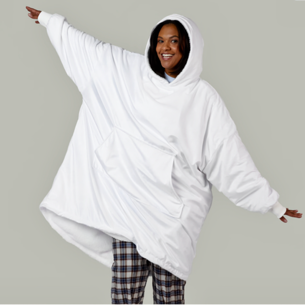 Tiki Glitch &amp; Error Hooded Fleece Blanket