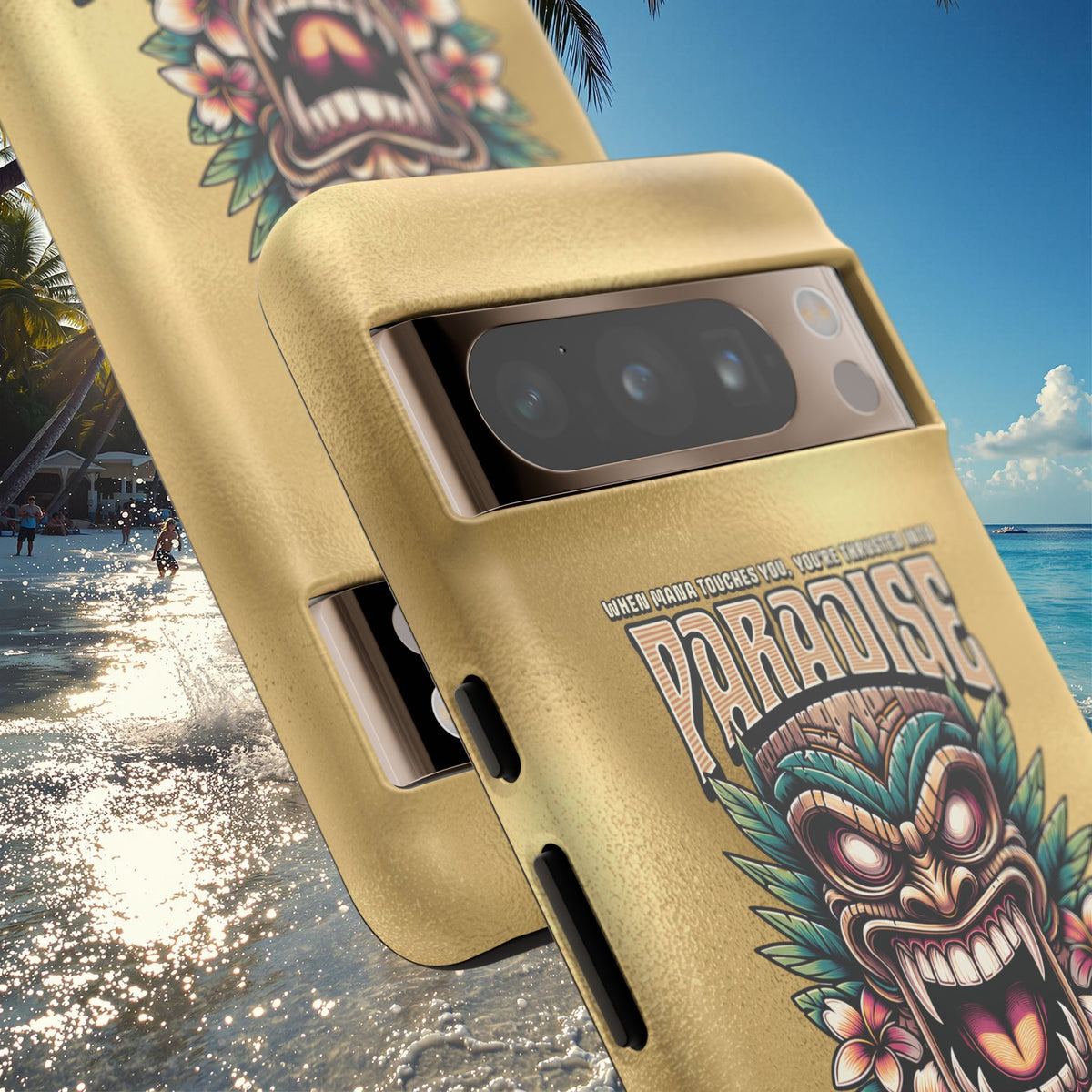 Tahiti – Coque Antichoc Premium Tiki Royal