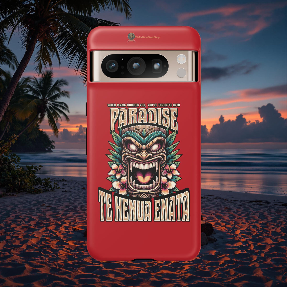 Te Henua Enata – Coque Antichoc Tiki Ancestral & Puissant