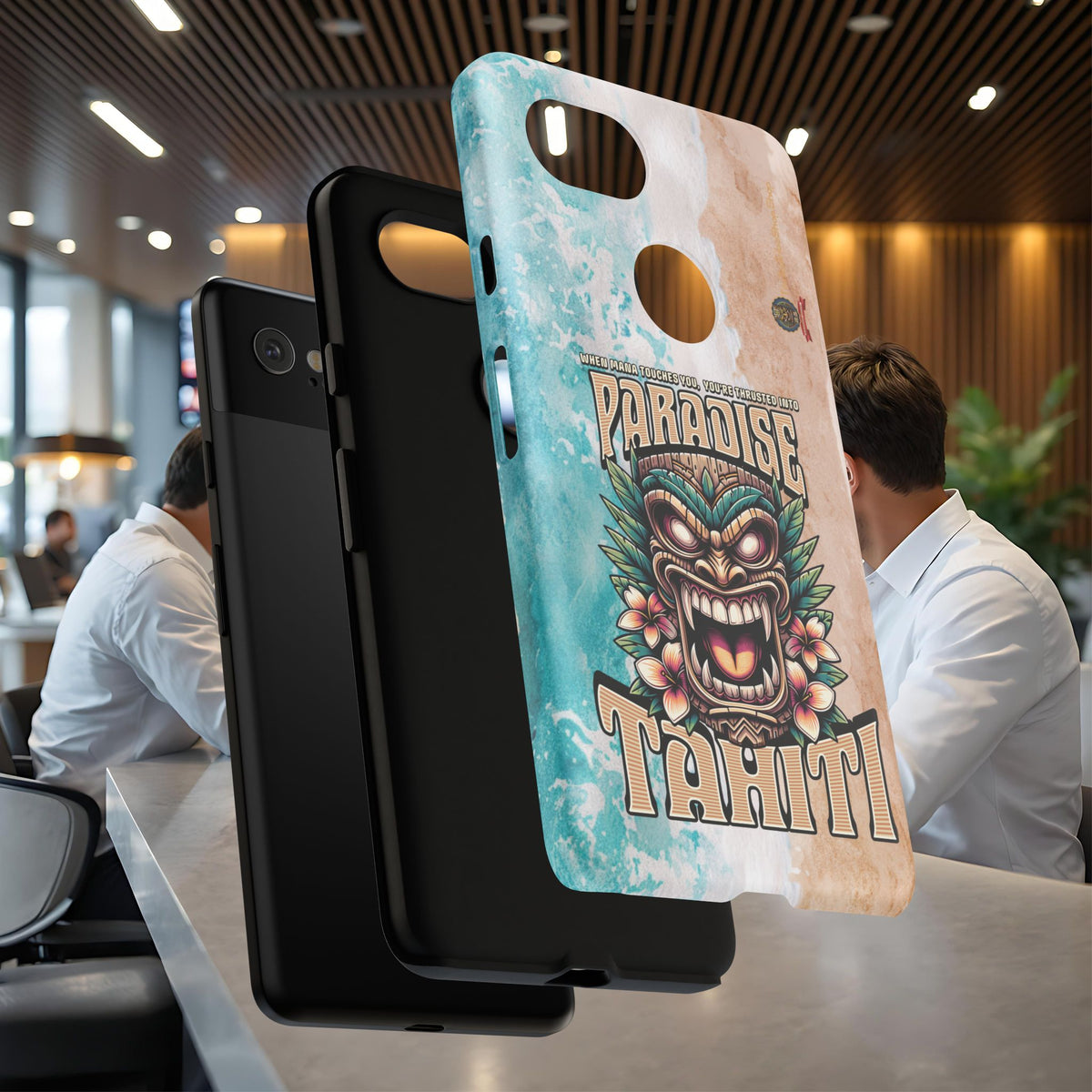 Tahiti – Coque Antichoc Premium Tiki Royal