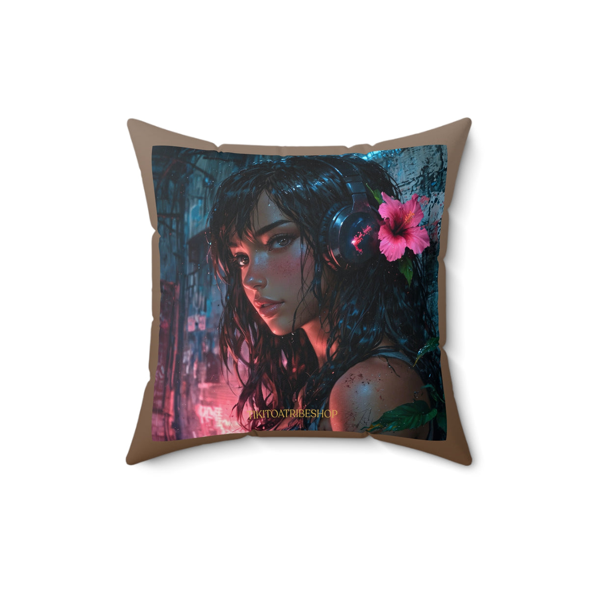Cyberpunk Siren: Intense Gaze