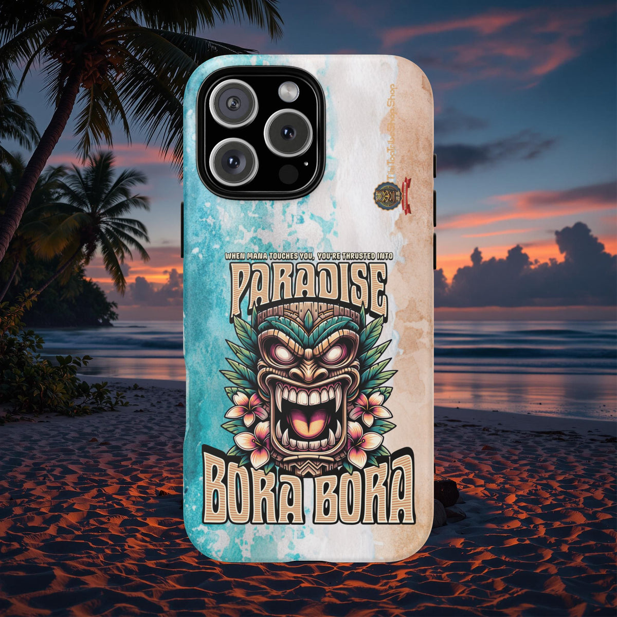 Bora Bora – Coque Antichoc Premium Tiki Élégance