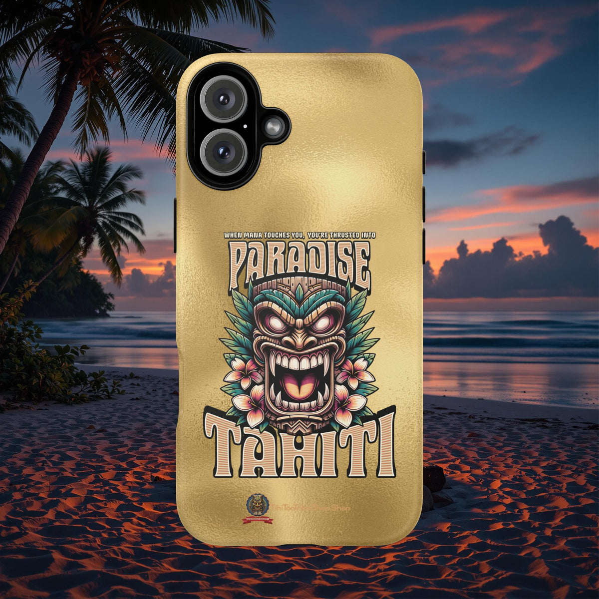 Tahiti – Coque Antichoc Premium Tiki Royal