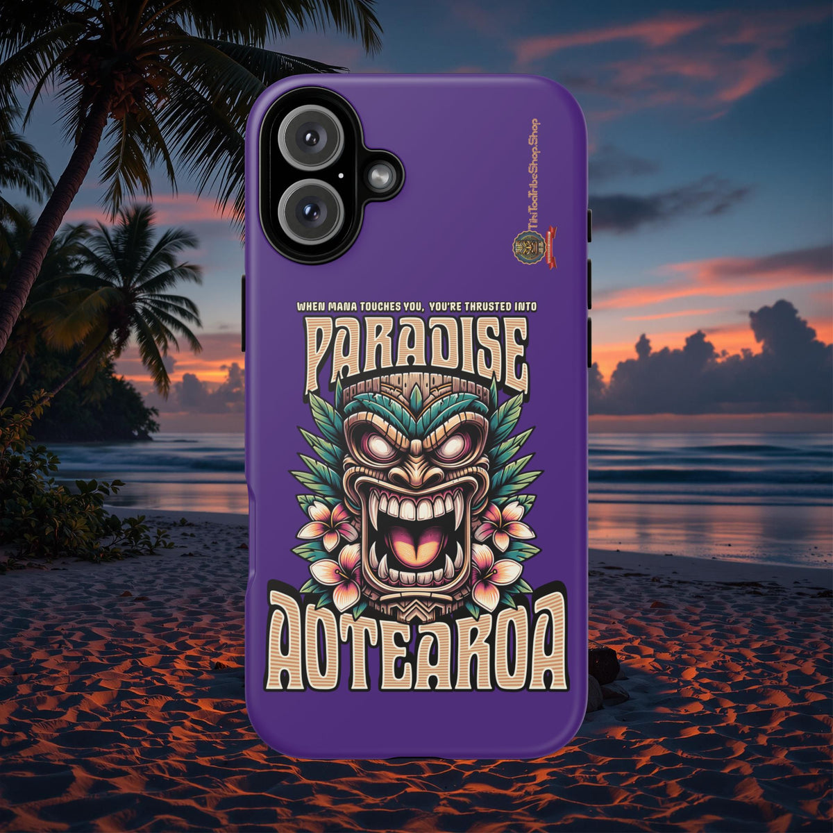 Aotearoa – Tiki Maori &amp; Ancestral Mana Shockproof Case
