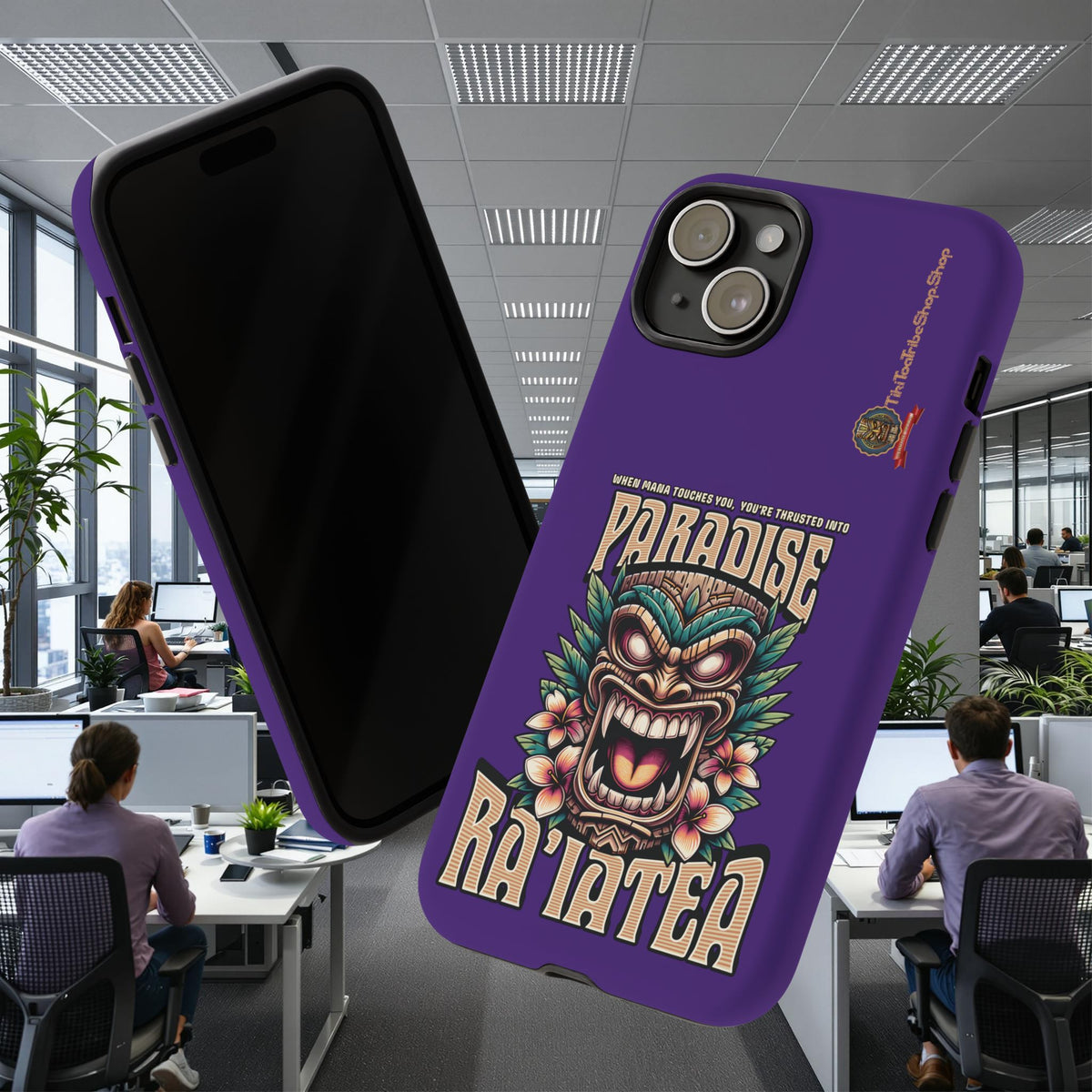 Ra’iatea – Coque Tiki Tribal de Protection Premium
