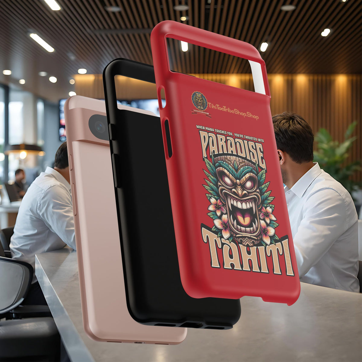 Tahiti – Coque Antichoc Premium Tiki Royal