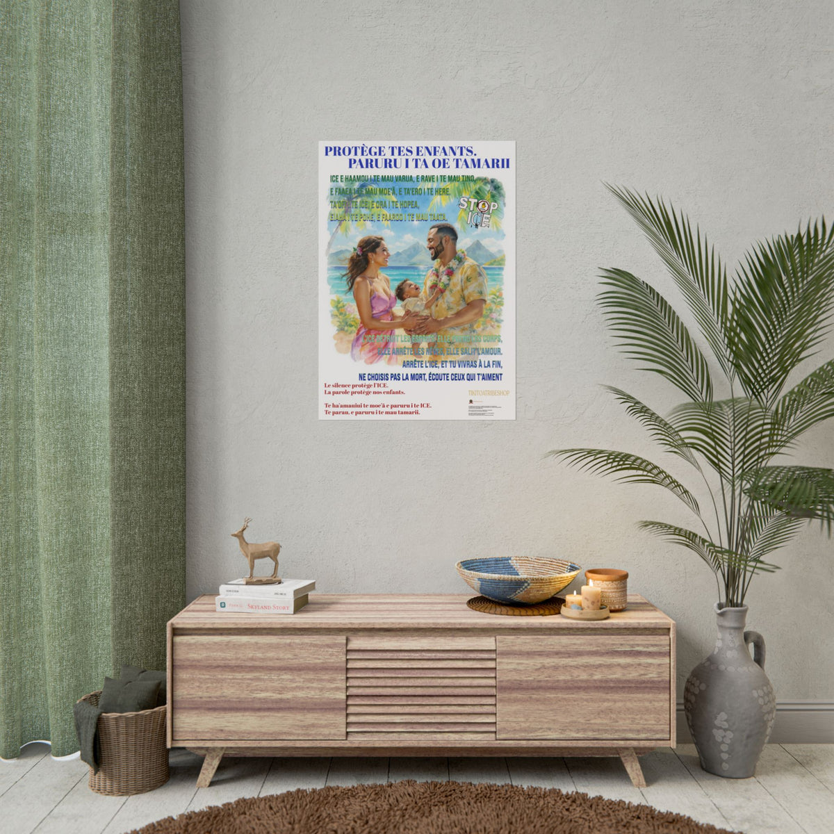 Posters Anti-ICE Polynésie – Affiches de Sensibilisation Contre la Drogue “Paruru i te ora – Brisons les chaînes de l’ICE”