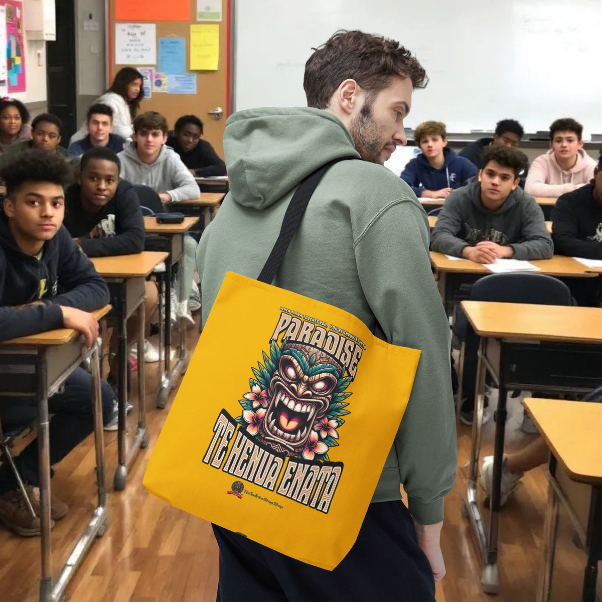 TE HENUA ENATA PARADISE Tote Bag