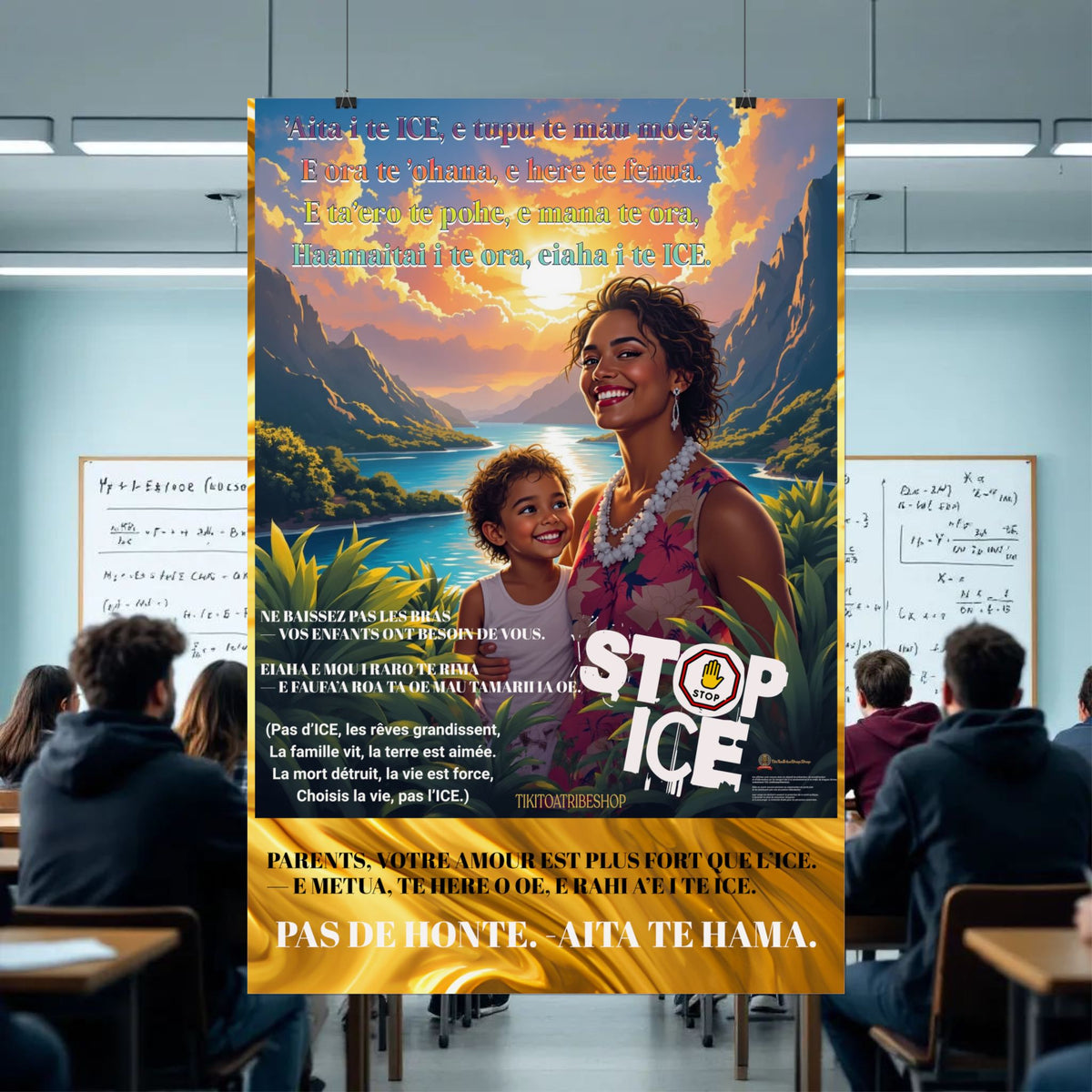 Posters Anti-ICE Polynésie – Affiches de Sensibilisation Contre la Drogue “Paruru i te ora – Brisons les chaînes de l’ICE”