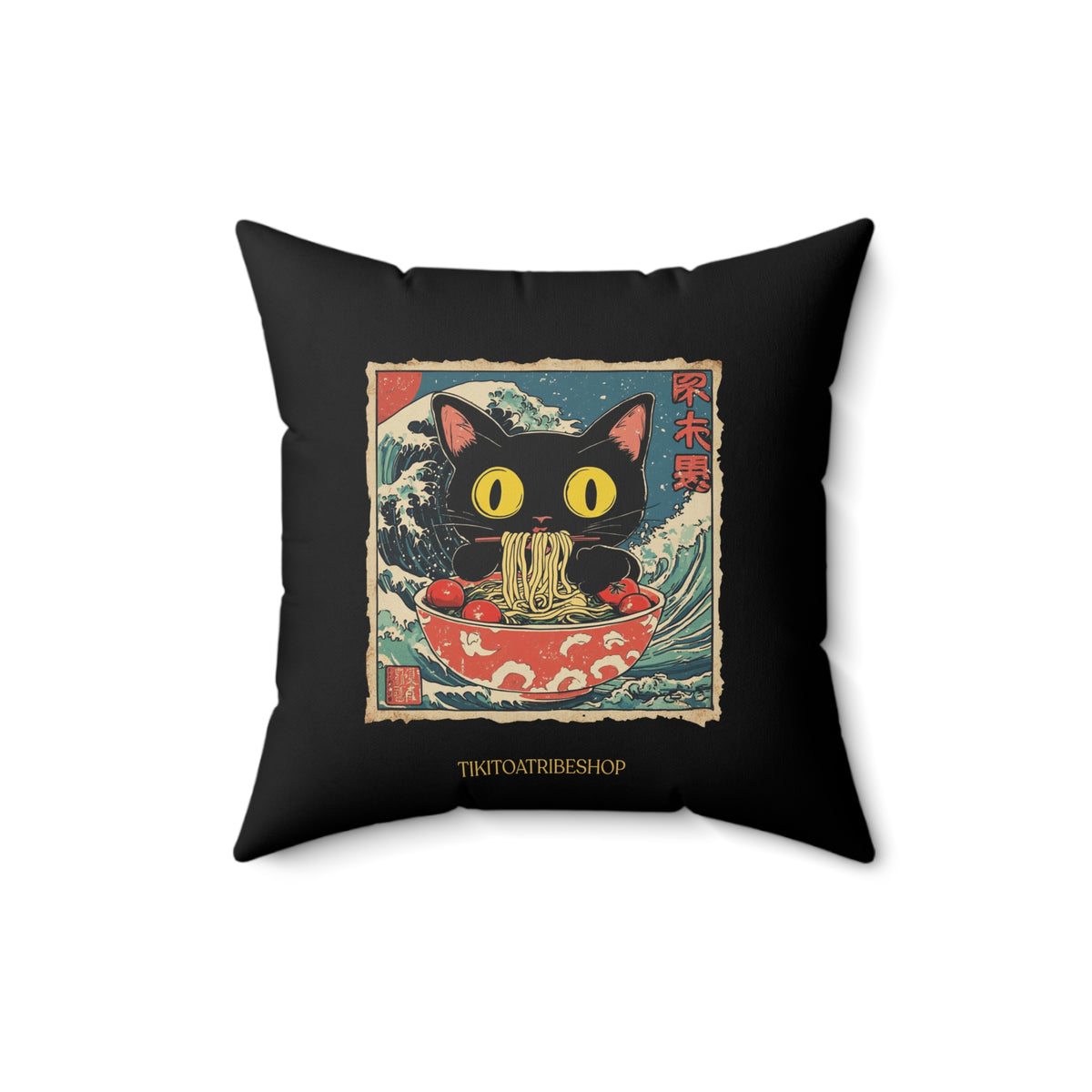 Chat Gourmand : Vague d'Hokusai