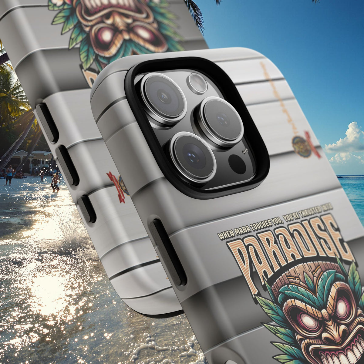 Tahiti – Coque Antichoc Premium Tiki Royal