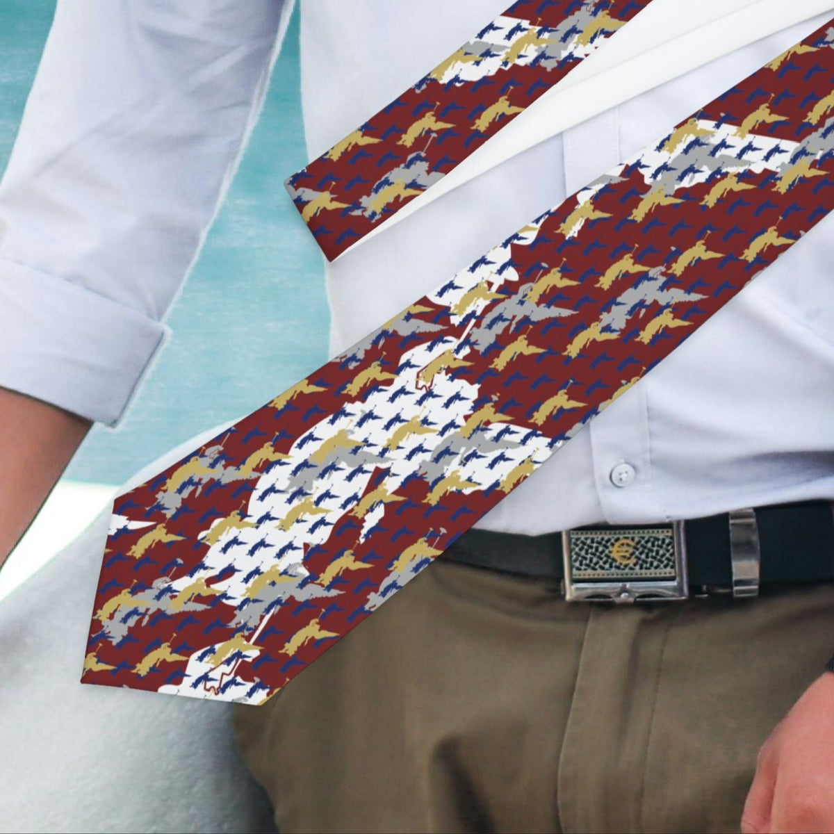 Temple &amp; Moroni Inspiration Tie