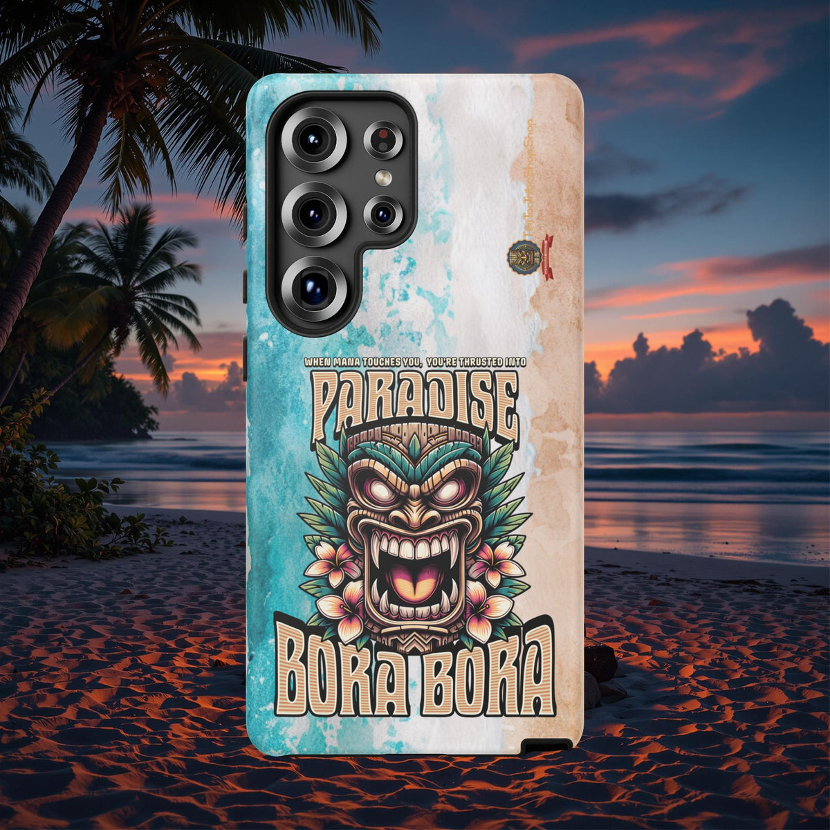 Bora Bora – Coque Antichoc Premium Tiki Élégance