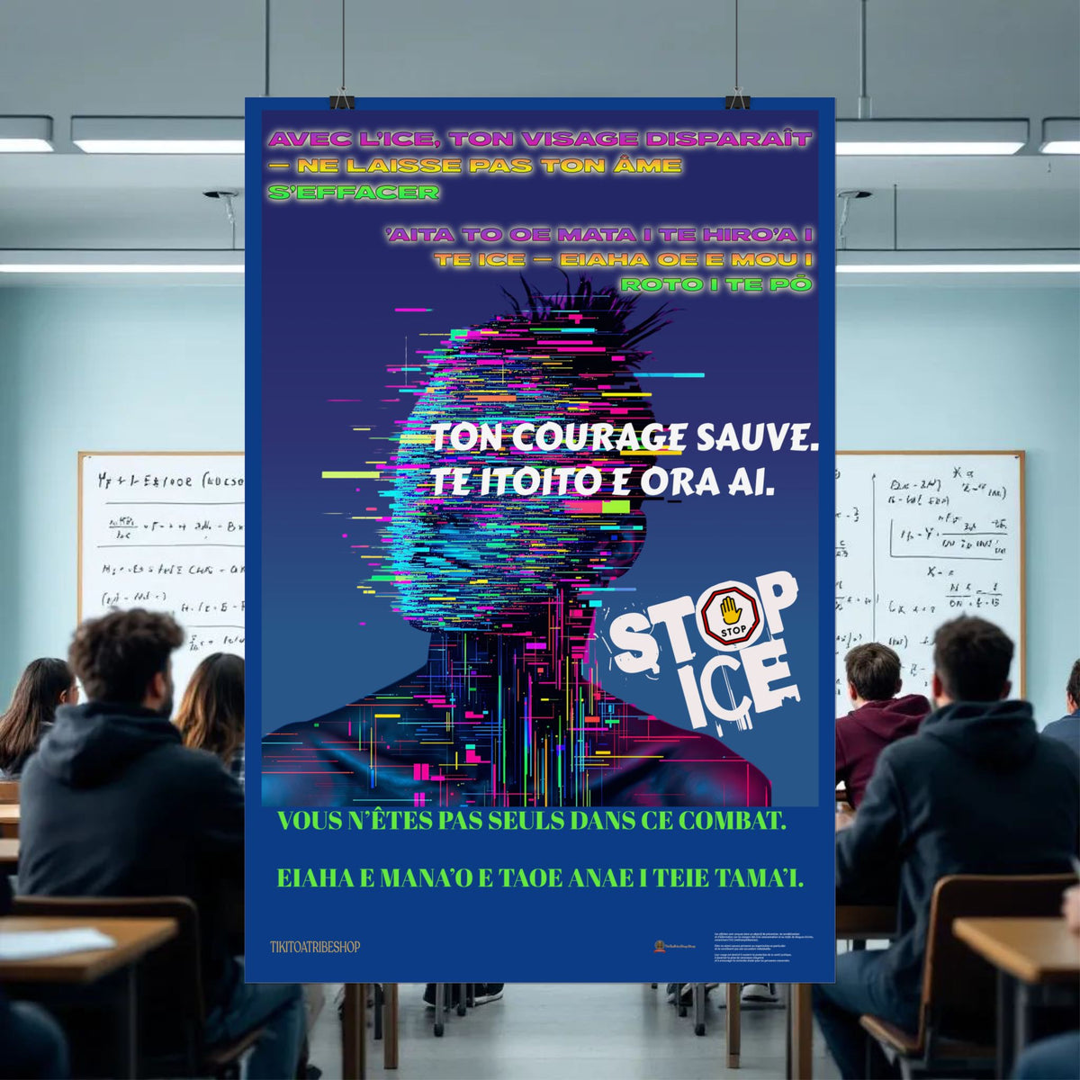 Posters Anti-ICE Polynésie – Affiches de Sensibilisation Contre la Drogue “Paruru i te ora – Brisons les chaînes de l’ICE”