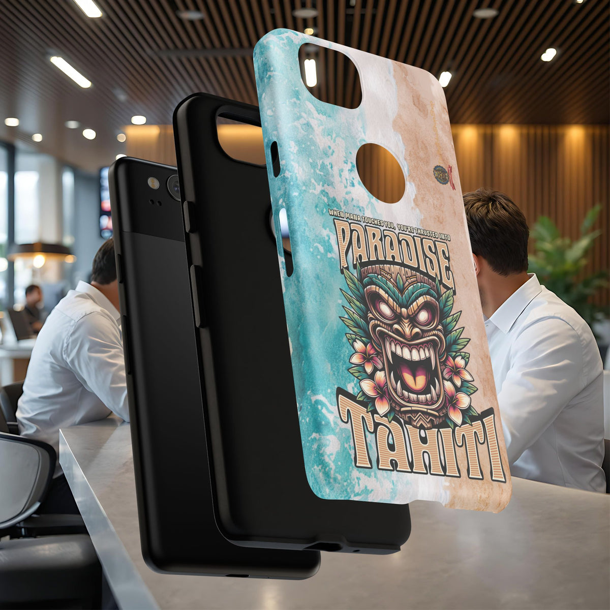 Tahiti – Coque Antichoc Premium Tiki Royal