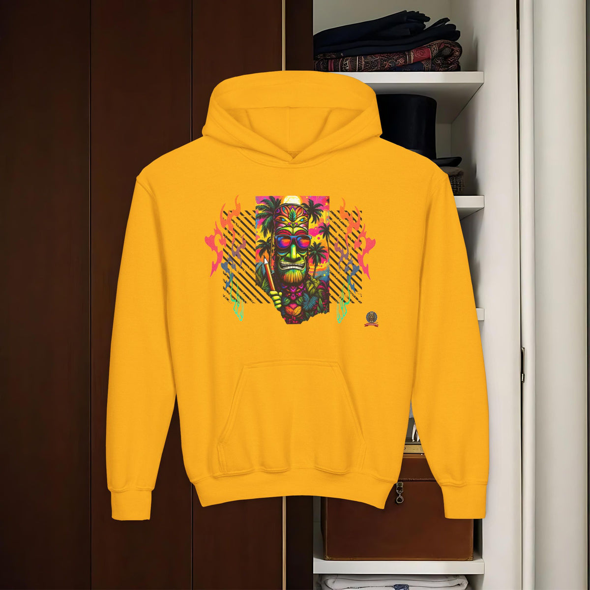 THE TIKI SPIRIT - Thick hooded sweatshirt for youth