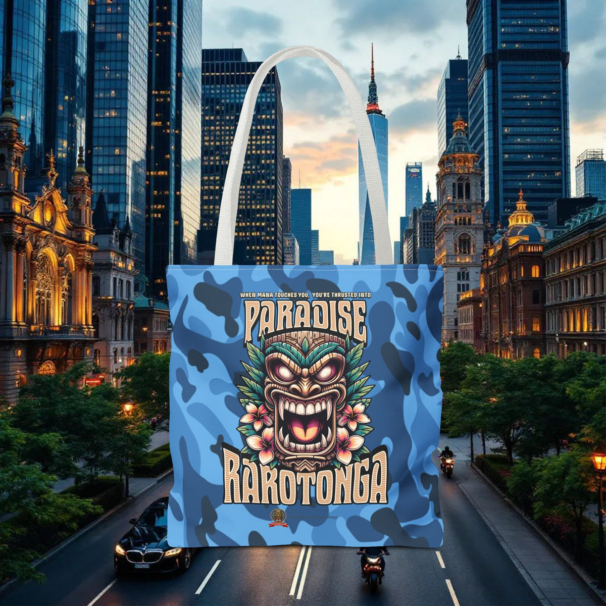 Tote Bag - 'Paradise Rarotonga'