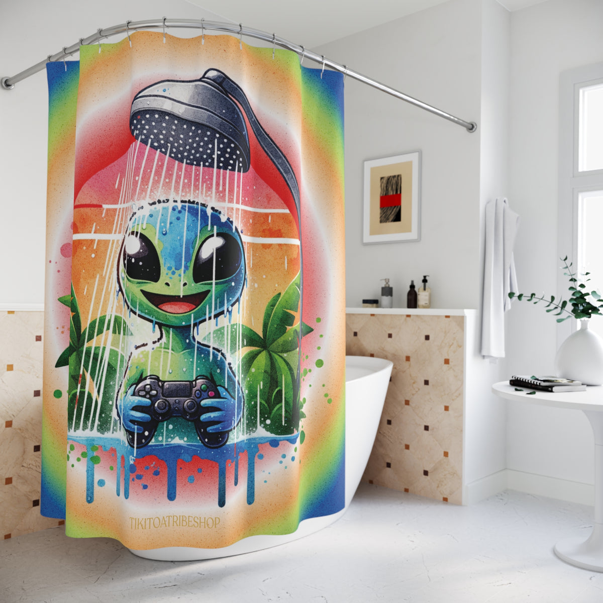 Rideau de Douche Tiki Toa