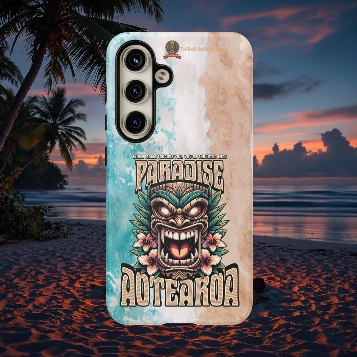 Aotearoa – Coque Antichoc Tiki Maori & Mana Ancestral