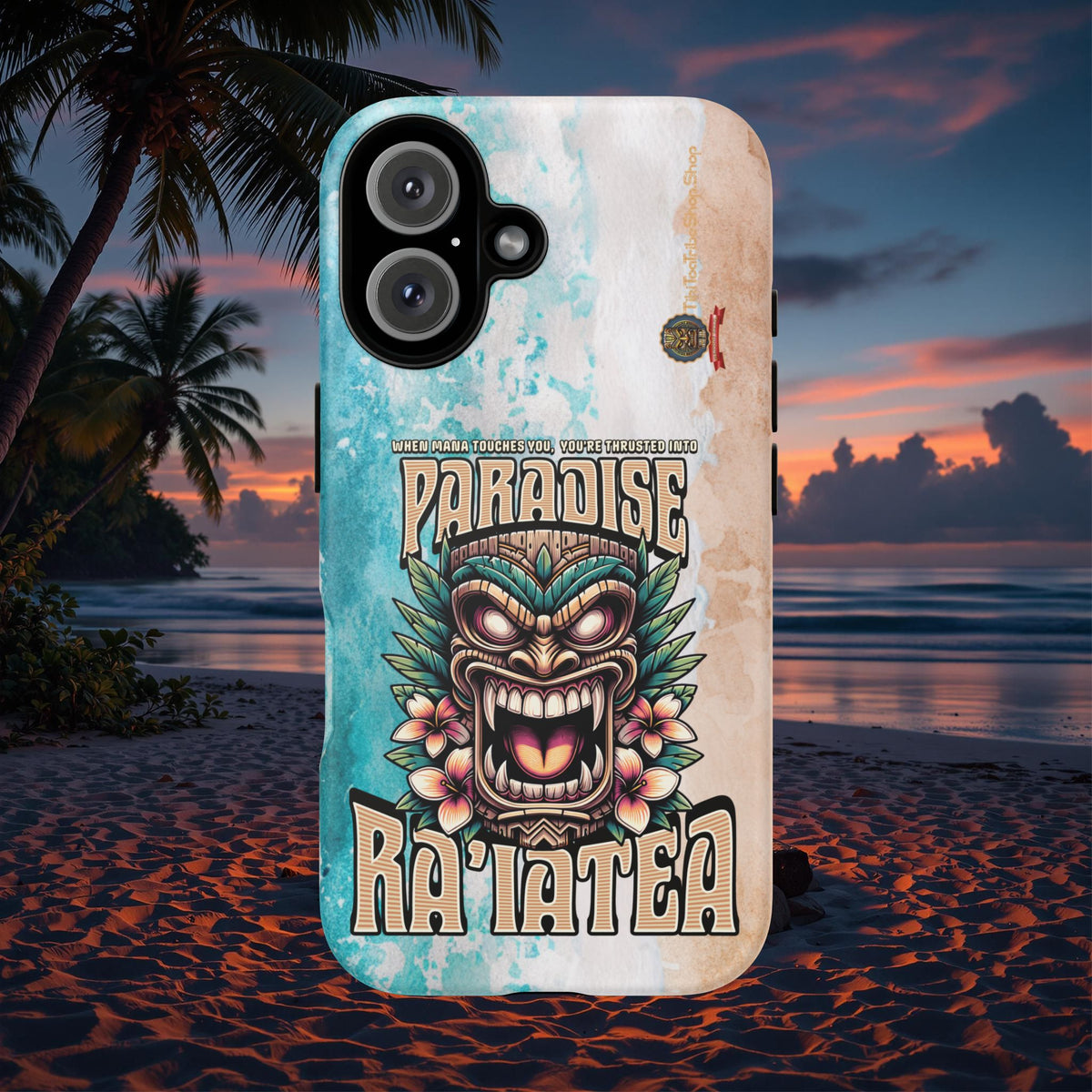 Ra’iatea – Coque Tiki Tribal de Protection Premium
