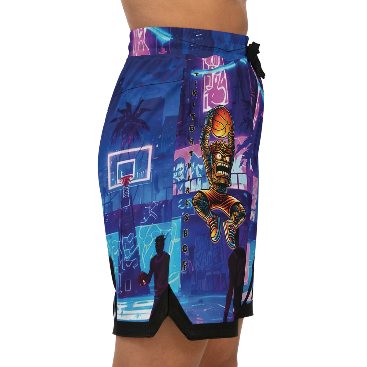 SHORTS B-BALL - NÉON GLOW : LA RUE S'ENFLAMME