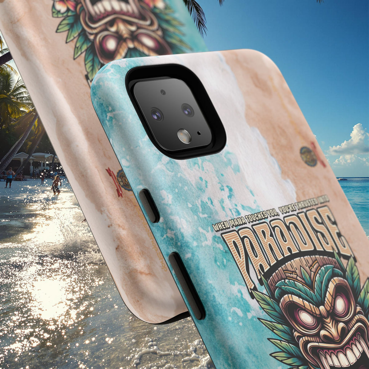 Tahiti – Coque Antichoc Premium Tiki Royal