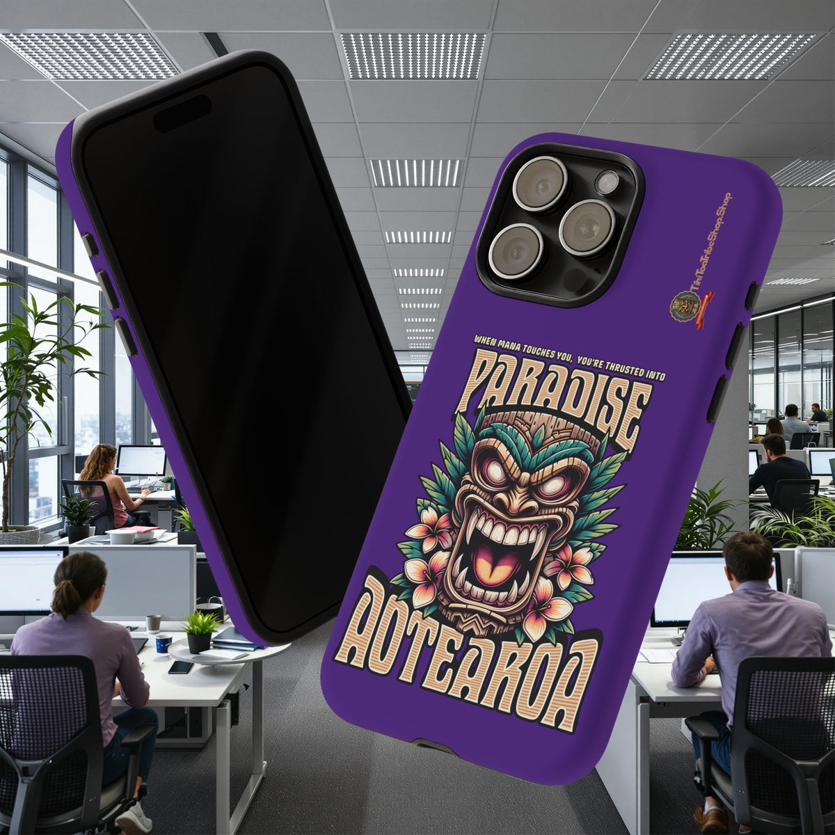 Aotearoa – Tiki Maori &amp; Ancestral Mana Shockproof Case