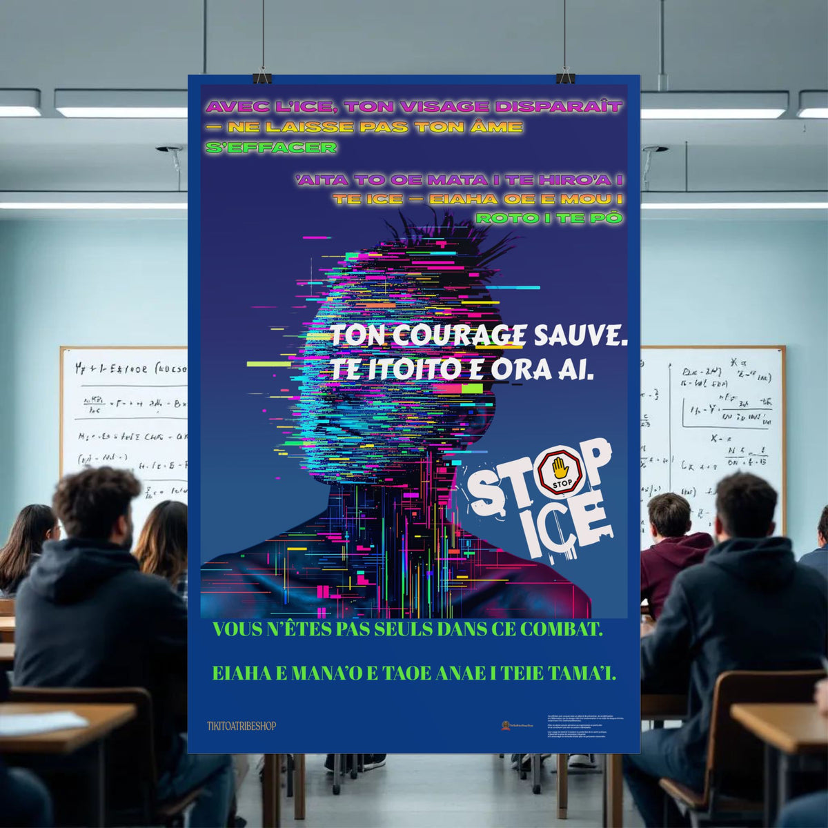 Posters Anti-ICE Polynésie – Affiches de Sensibilisation Contre la Drogue “Paruru i te ora – Brisons les chaînes de l’ICE”