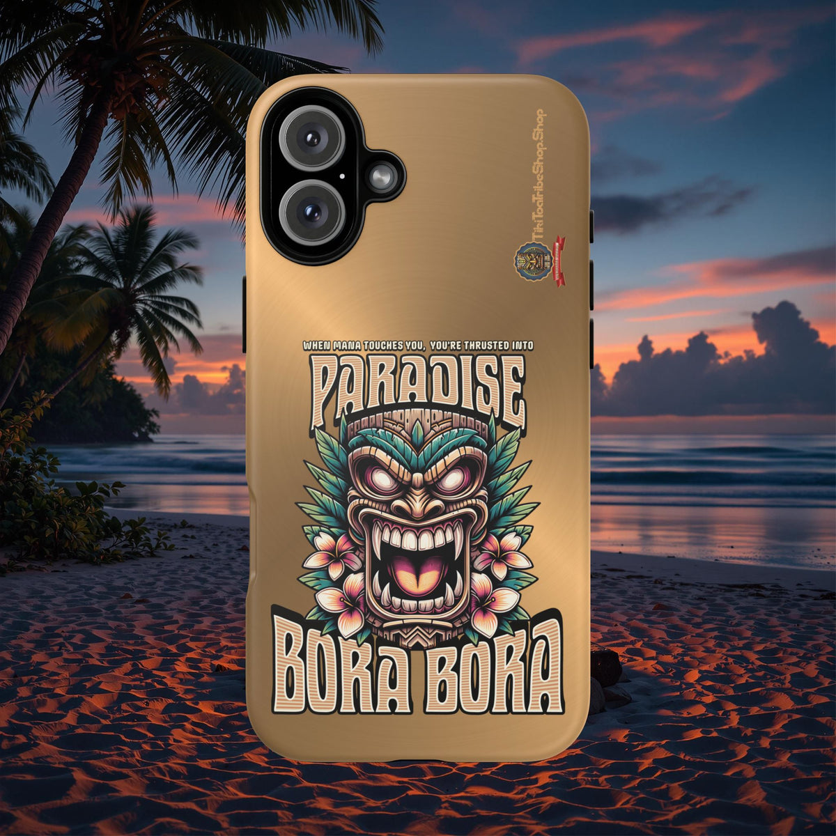 Bora Bora – Coque Antichoc Premium Tiki Élégance