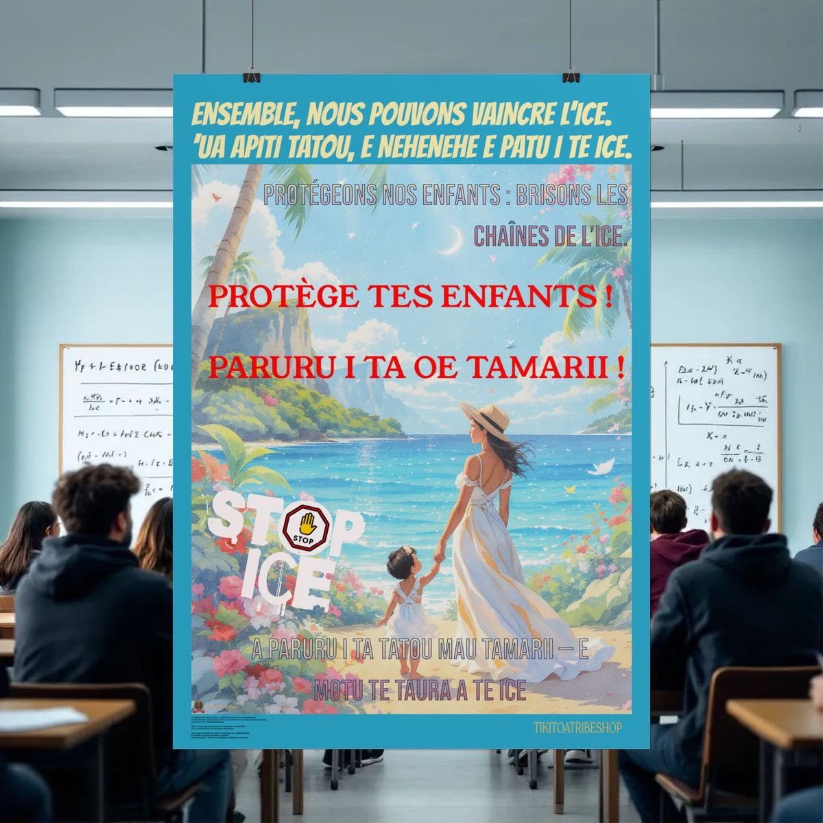 Posters Anti-ICE Polynésie – Affiches de Sensibilisation Contre la Drogue “Paruru i te ora – Brisons les chaînes de l’ICE”